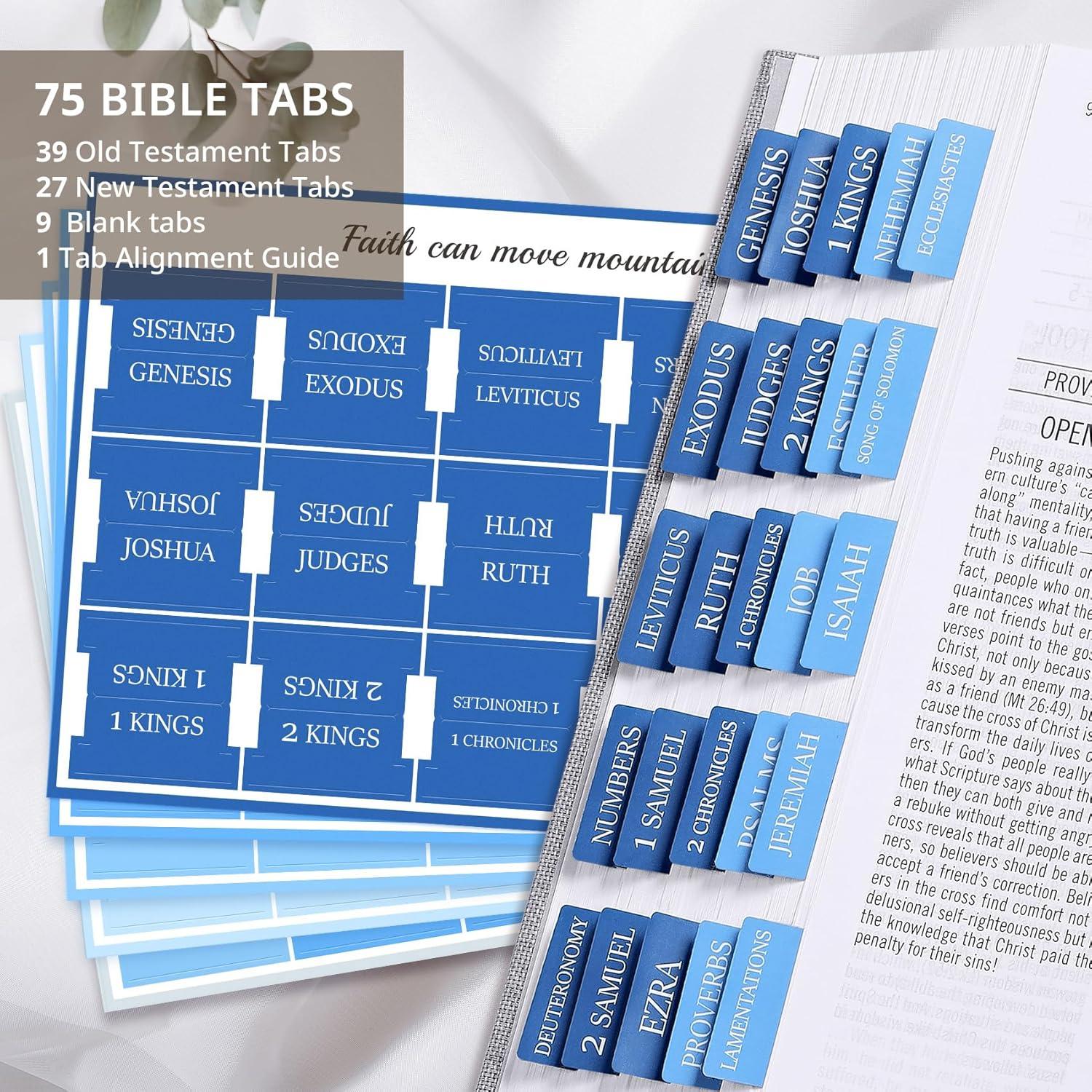 image:imageBible Tabs for Women amp Men Laminated Bible Tabs for Study Bible Large Print Neutral Bible Tabs for Easy Navigation Boho Theme Bible Index TabsDocean Serenity