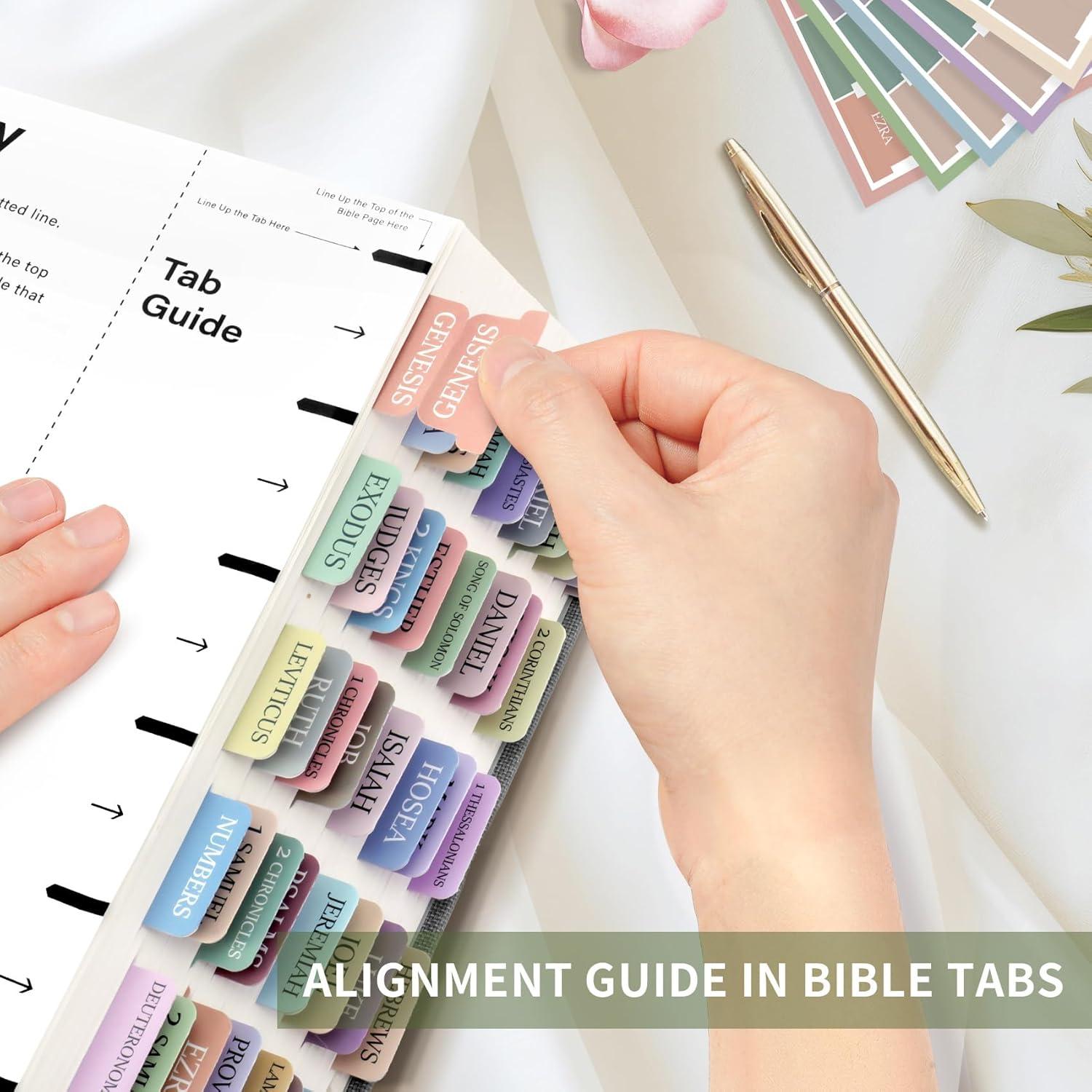 image:imageBible Tabs for Women amp Men Laminated Bible Tabs for Study Bible Large Print Neutral Bible Tabs for Easy Navigation Boho Theme Bible Index TabsFmacaron