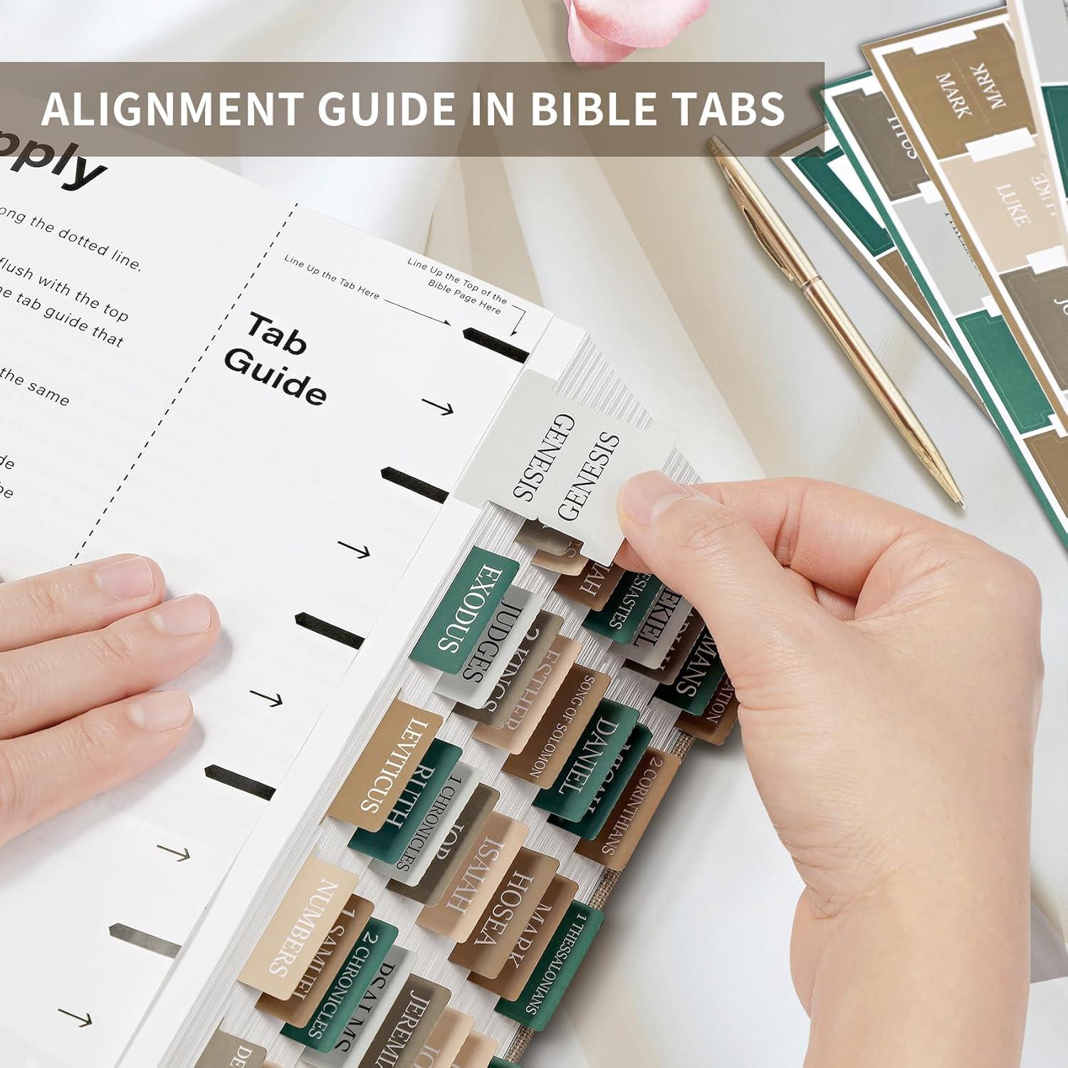 image:imageBible Tabs for Women amp Men Laminated Bible Tabs for Study Bible Large Print Neutral Bible Tabs for Easy Navigation Boho Theme Bible Index TabsGwinter Wood