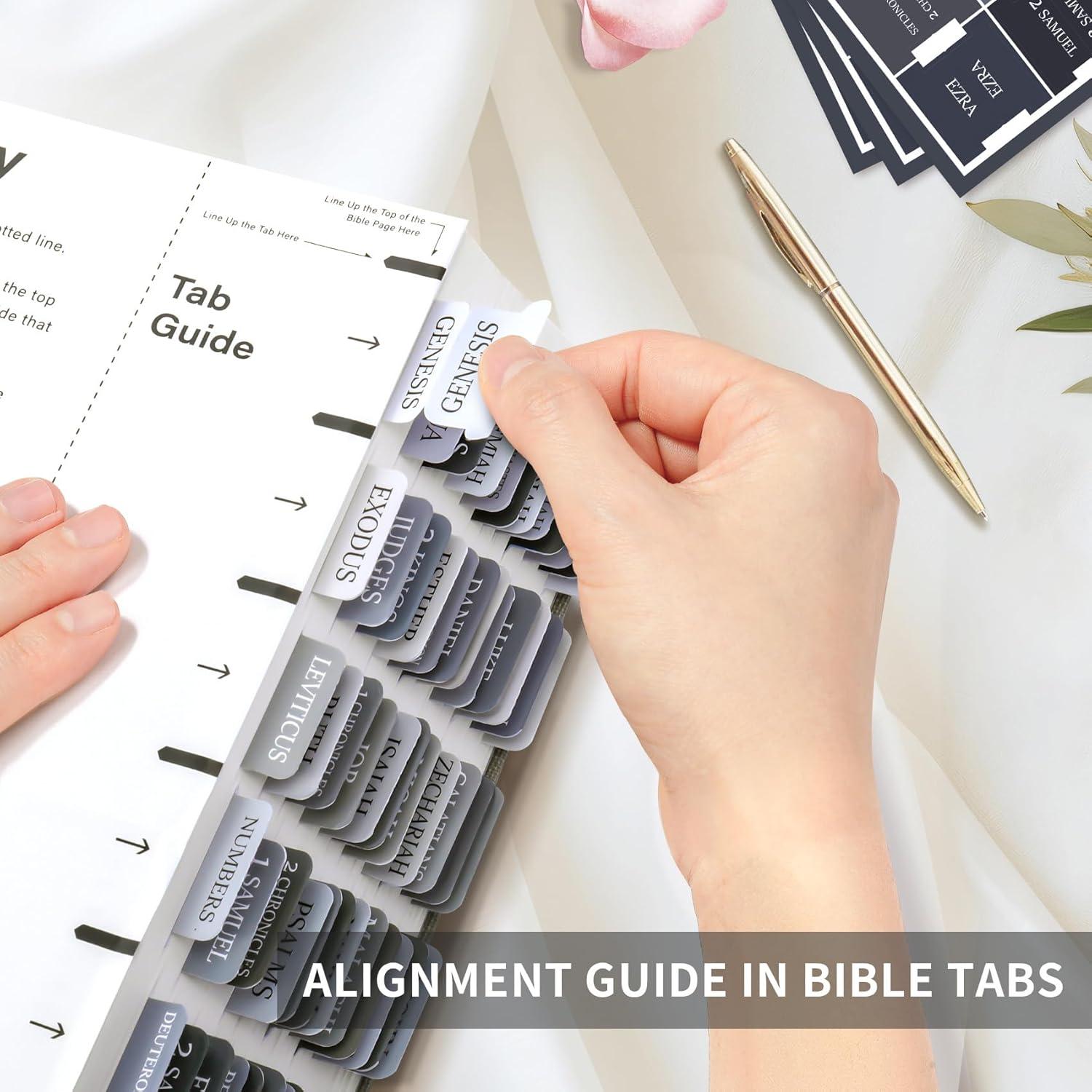 image:imageBible Tabs for Women amp Men Laminated Bible Tabs for Study Bible Large Print Neutral Bible Tabs for Easy Navigation Boho Theme Bible Index TabsHgray