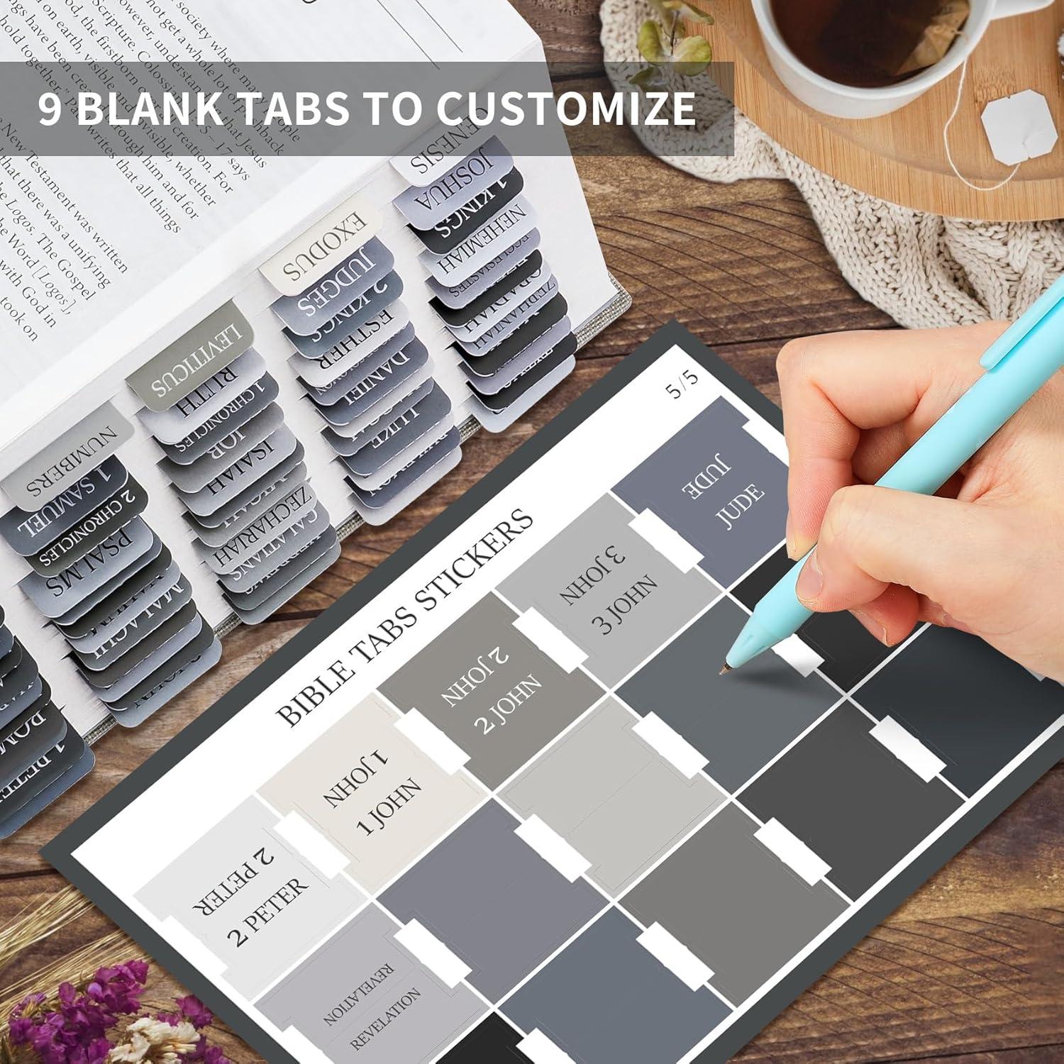 image:imageBible Tabs for Women amp Men Laminated Bible Tabs for Study Bible Large Print Neutral Bible Tabs for Easy Navigation Boho Theme Bible Index TabsHgray