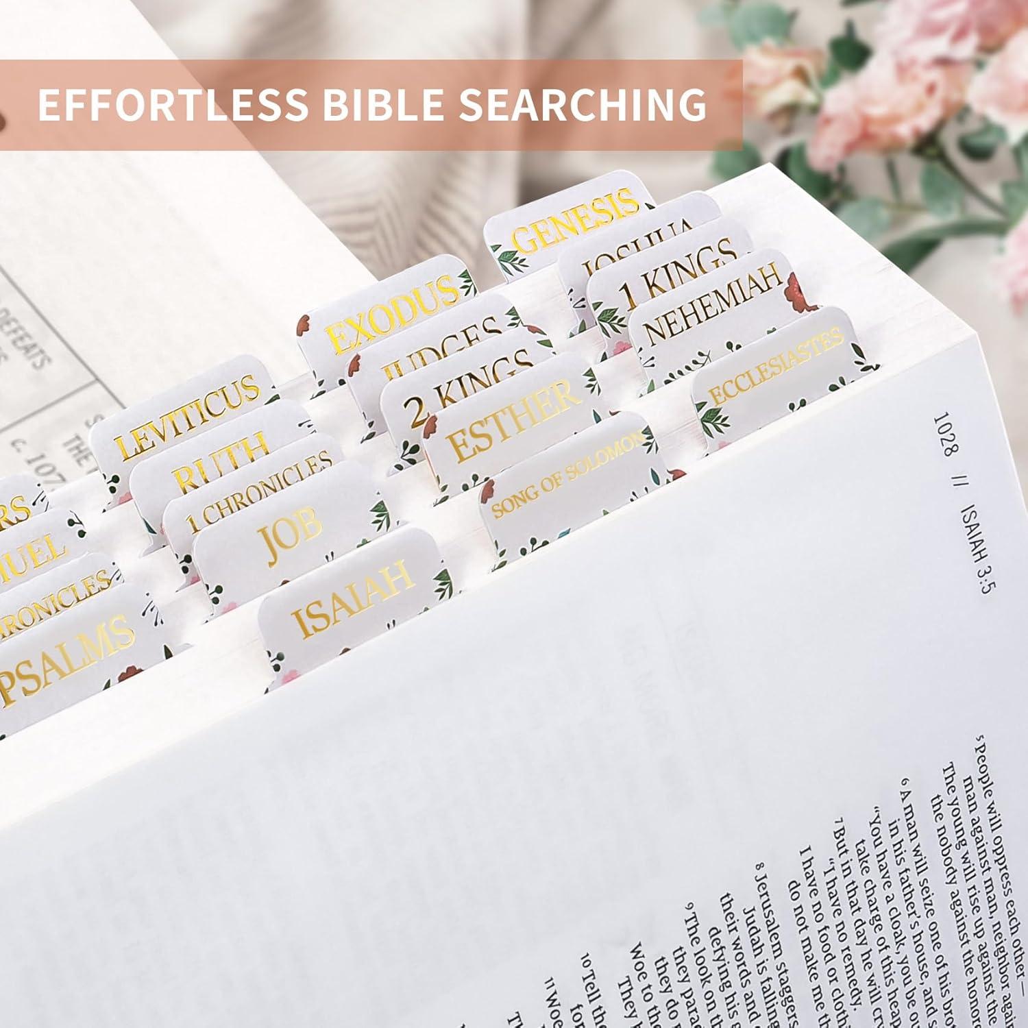 image:imageBible Tabs for Women amp Men Laminated Bible Tabs for Study Bible Large Print Neutral Bible Tabs for Easy Navigation Boho Theme Bible Index TabsLvintage Floral