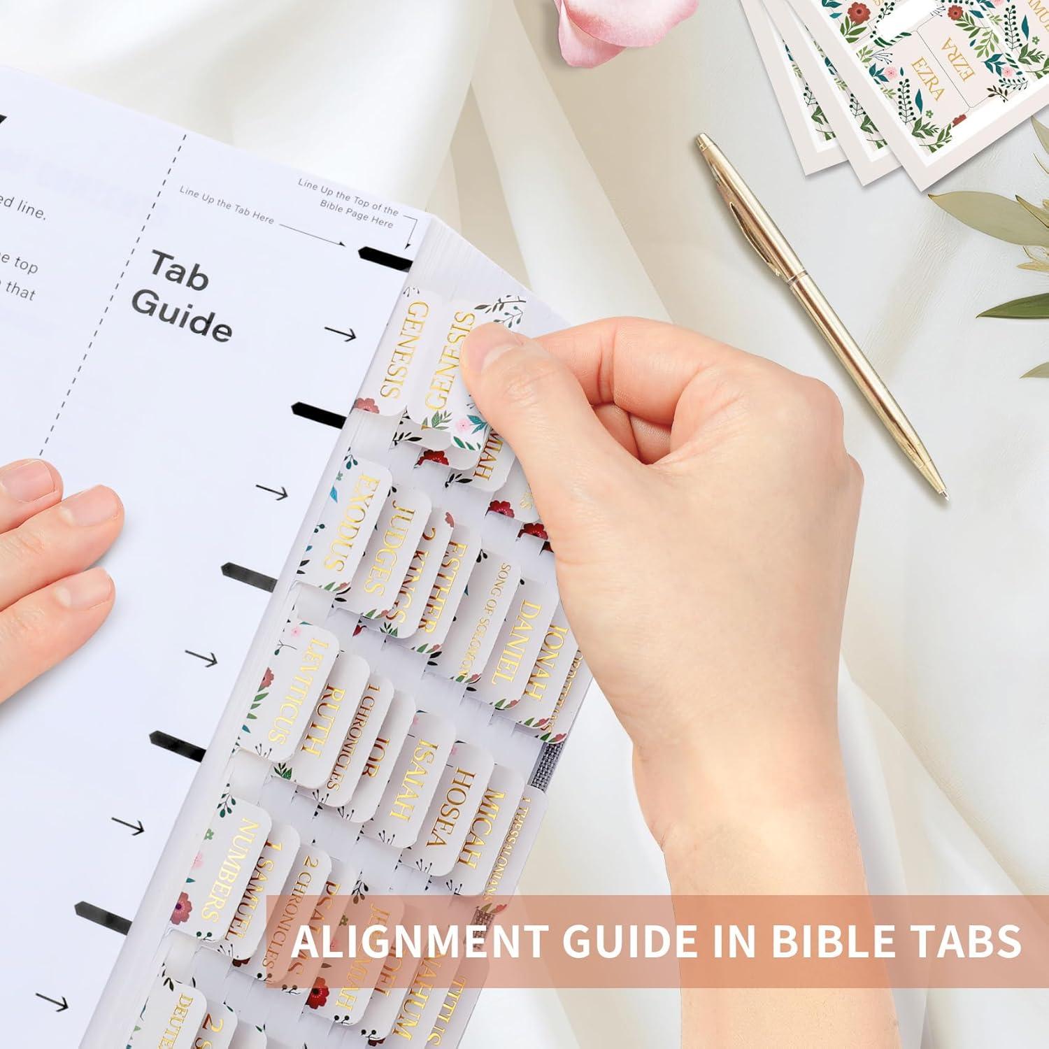 image:imageBible Tabs for Women amp Men Laminated Bible Tabs for Study Bible Large Print Neutral Bible Tabs for Easy Navigation Boho Theme Bible Index TabsLvintage Floral