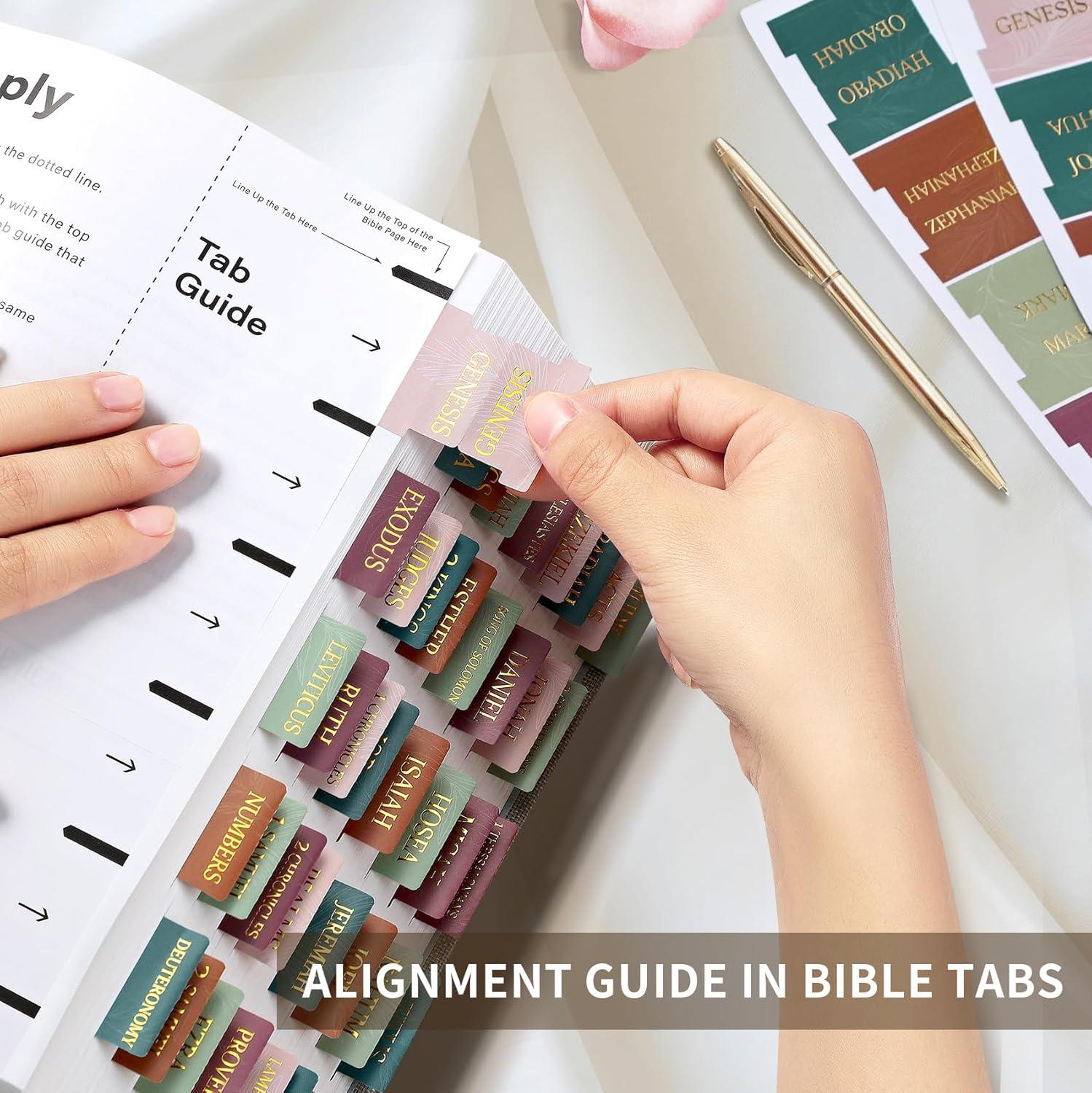 image:imageBible Tabs for Women amp Men Laminated Bible Tabs for Study Bible Large Print Neutral Bible Tabs for Easy Navigation Boho Theme Bible Index TabsMleaves