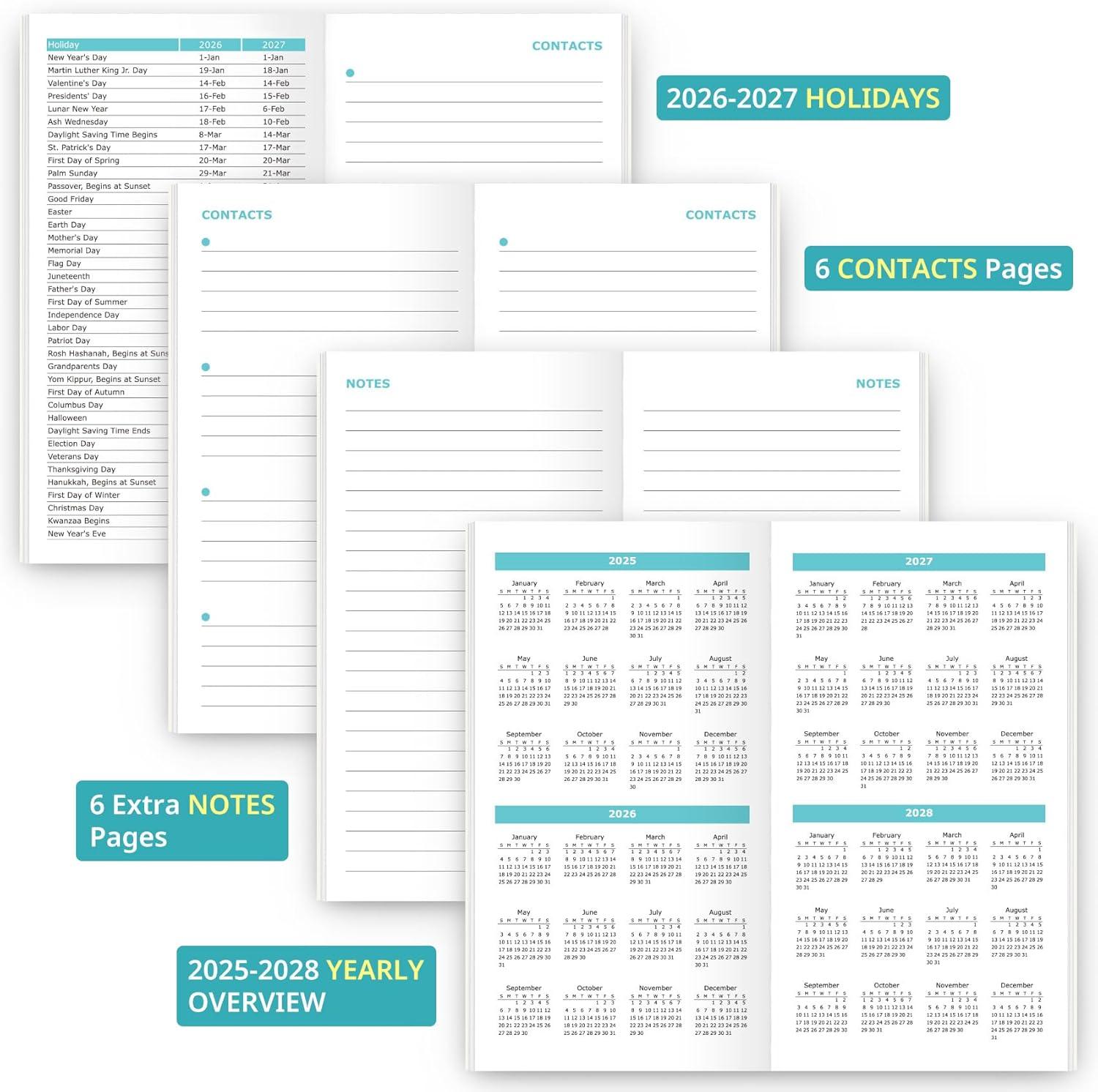 image:imagePocket Calendar 20262027 for Purse Two Year Monthly Planner Pocket Size Jan 2026 to Dec 2027 Monthly Planner Small Size 65 x 35 Color SplashACelestial