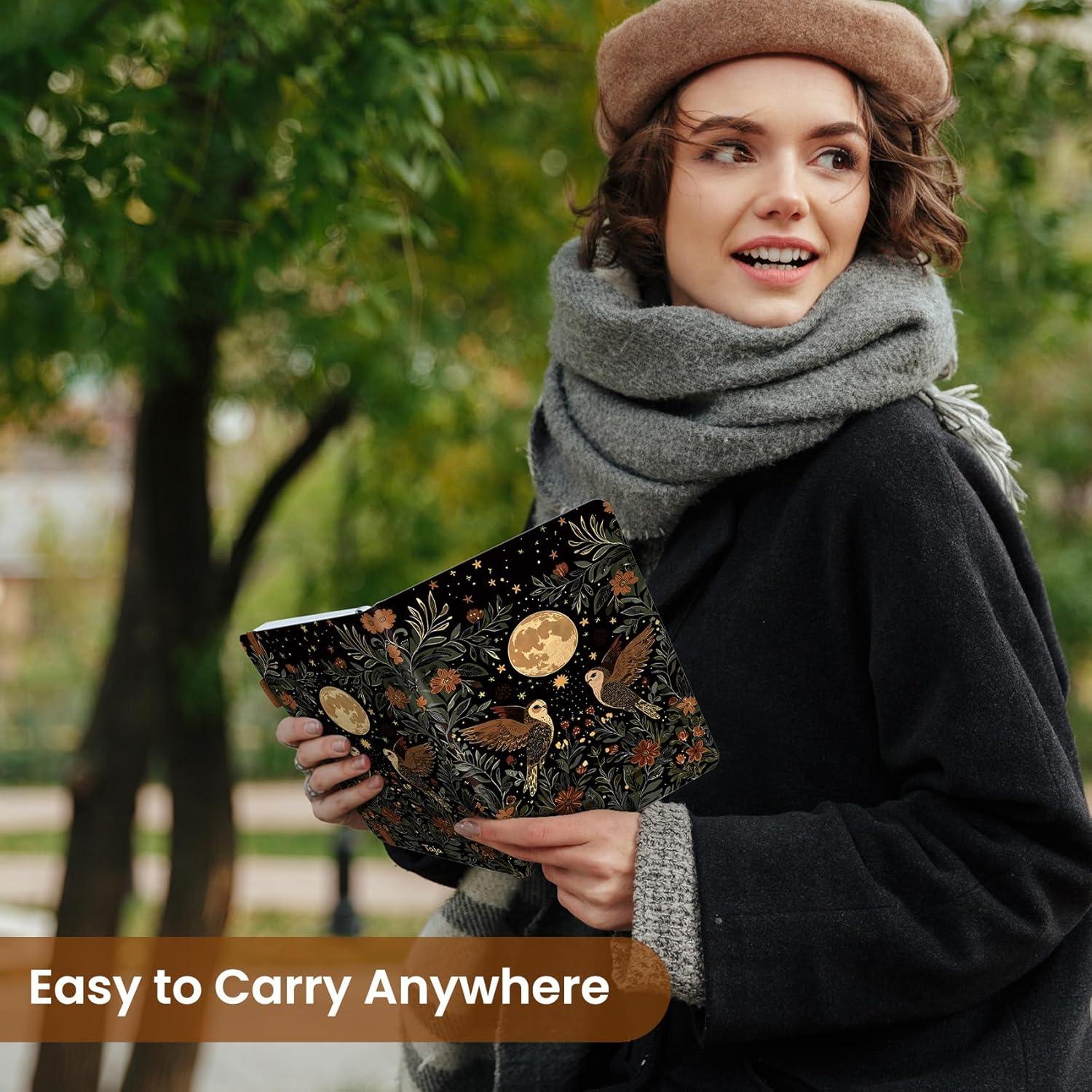 image:imageTaja Aesthetic Lined Journal for Women Pretty 6 x 8 Notebook for Work amp Note with 160 College Ruled Pages Hardcover Leather Notebook for Journaling Note Taking Bible Study Dreamscape HillsUMoonlight Owls