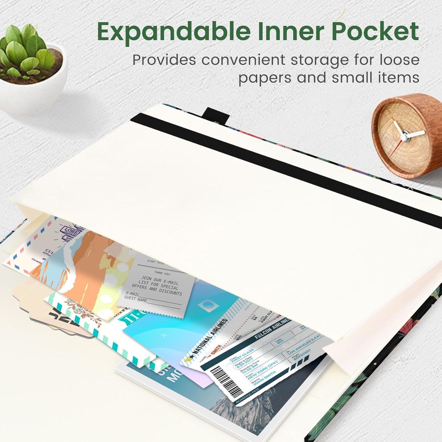 image:imageTaja Aesthetic Lined Journal for Women Pretty 6 x 8 Notebook for Work amp Note with 160 College Ruled Pages Hardcover Leather Notebook for Journaling Note Taking Bible Study Dreamscape HillsAHummingbird