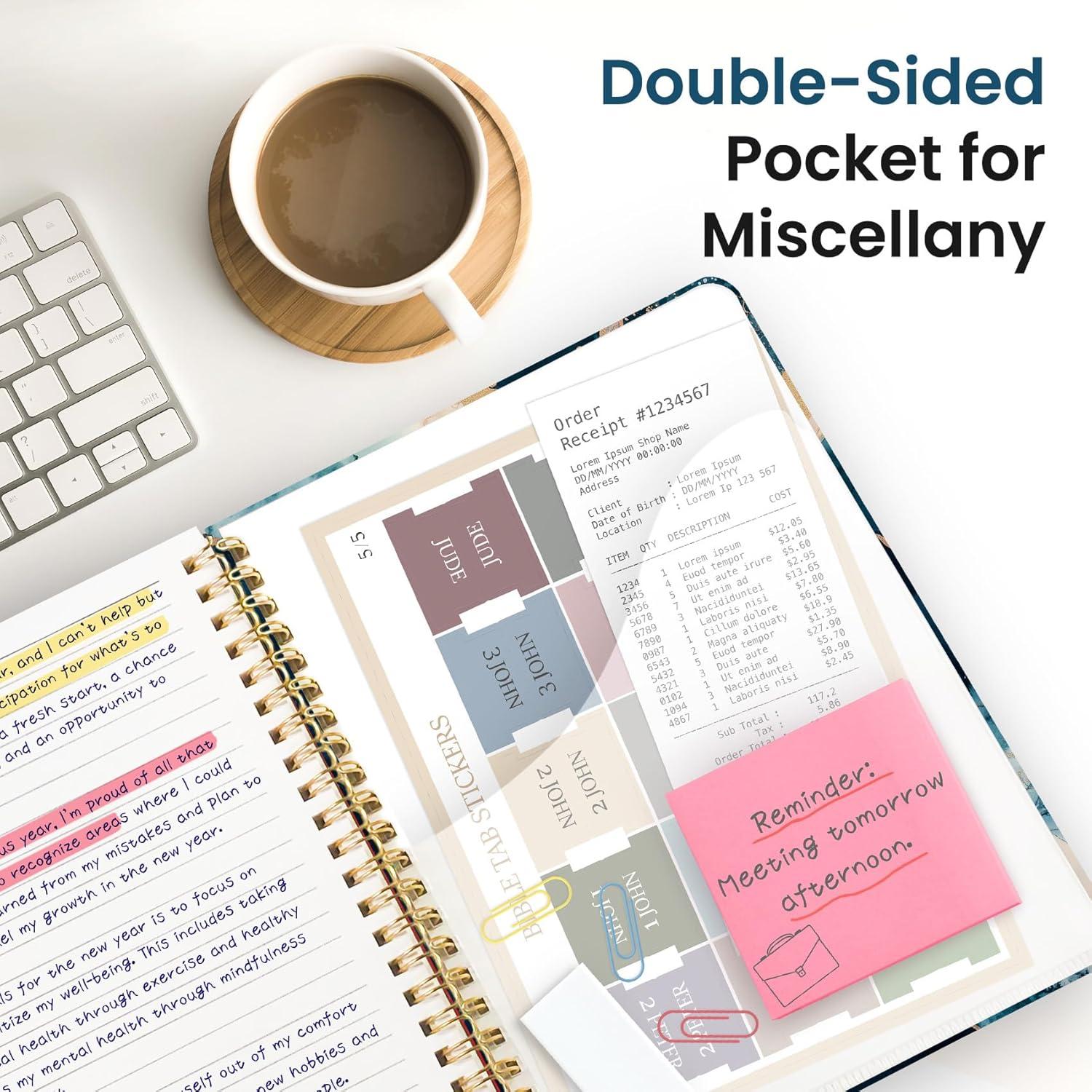 image:imageTaja Lined Spiral Journal Notebook for Women Pretty College Ruled Notebook for Work amp Note Taking A5 Hardcover Journal for Writing Cute Aesthetic 140 Pages ButterflyIGolden Dusk