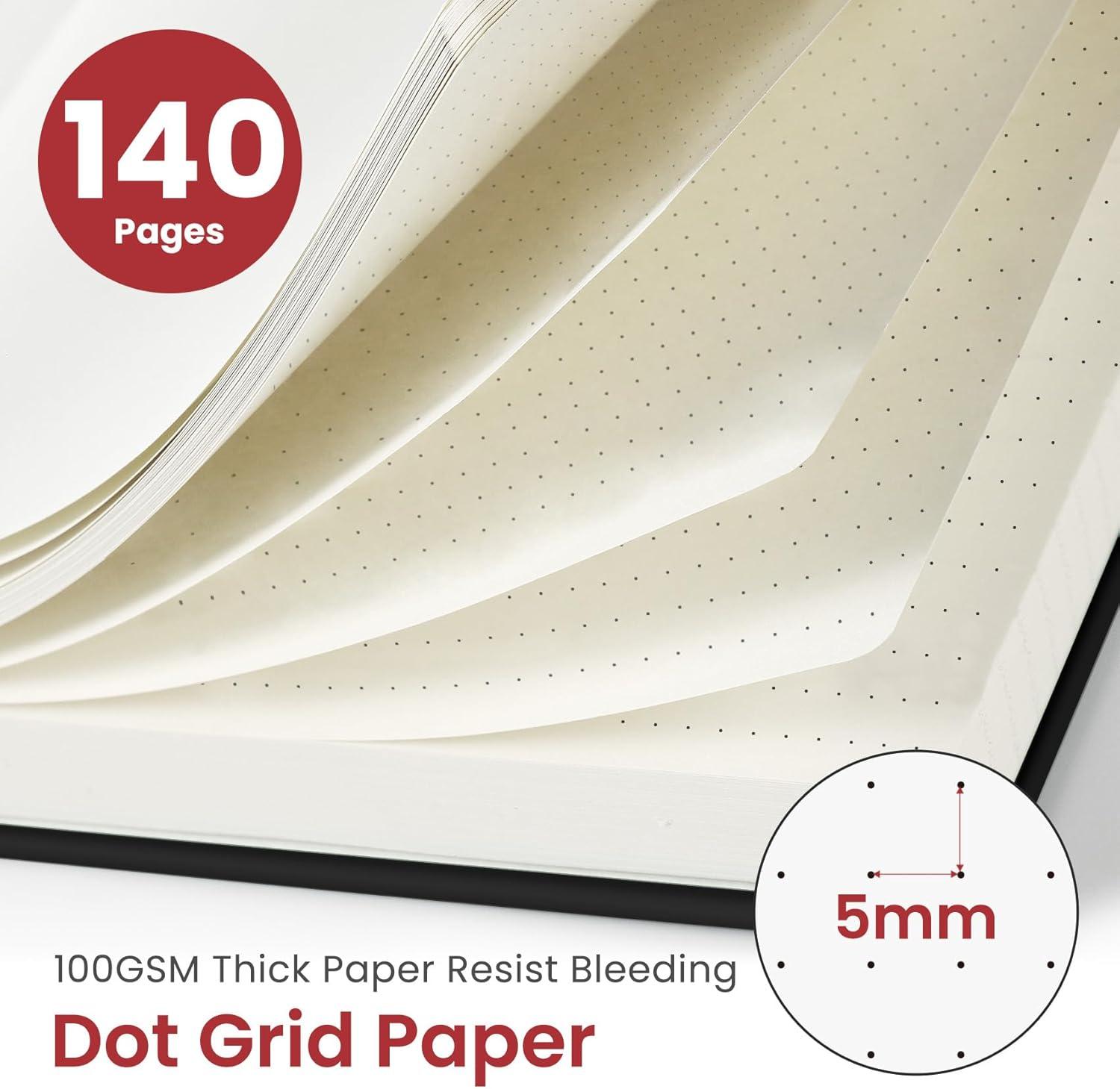 image:imageTaja Lined Spiral Journal Notebook for Women amp Men 140 Pages College Ruled Hardcover Notebook for Work amp Note Taking Journals for Writing A557 x 79 GreenCBlack