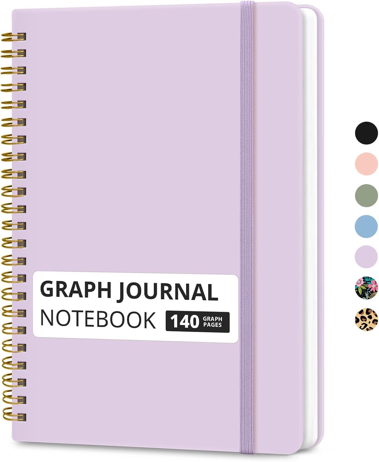 image:imageTaja Lined Spiral Journal Notebook for Women amp Men 140 Pages College Ruled Hardcover Notebook for Work amp Note Taking Journals for Writing A557 x 79 GreenEPurple