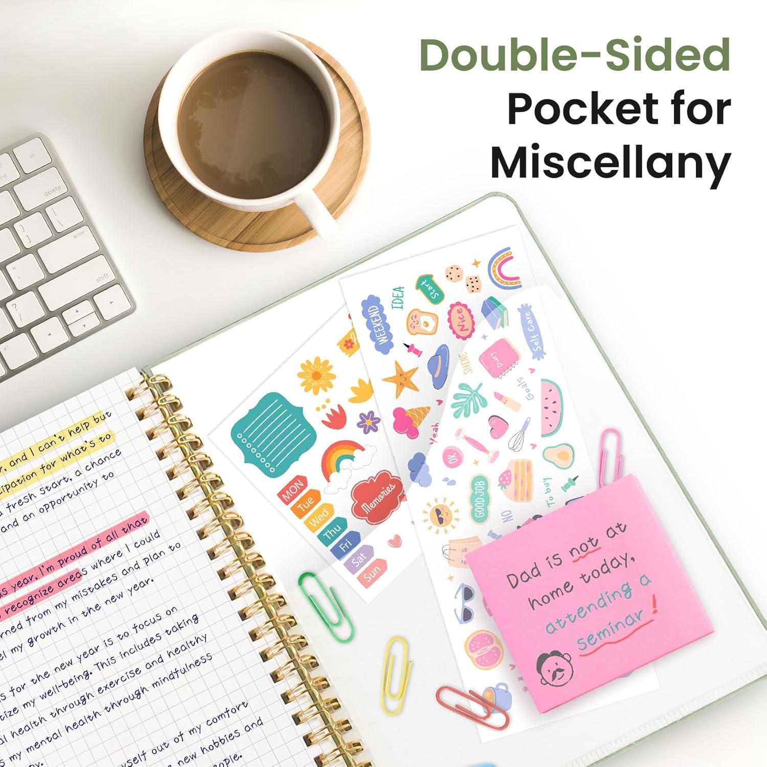 image:imageTaja Lined Spiral Journal Notebook for Women amp Men 140 Pages College Ruled Hardcover Notebook for Work amp Note Taking Journals for Writing A557 x 79 GreenAGreen