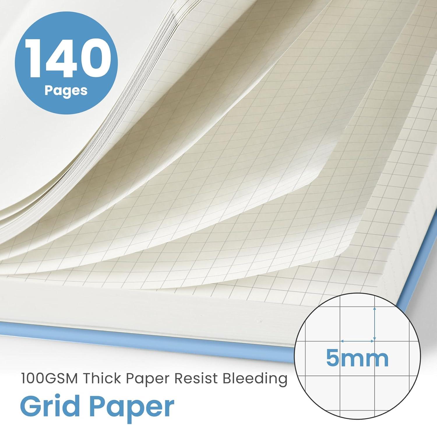 image:imageTaja Lined Spiral Journal Notebook for Women amp Men 140 Pages College Ruled Hardcover Notebook for Work amp Note Taking Journals for Writing A557 x 79 GreenDBlue