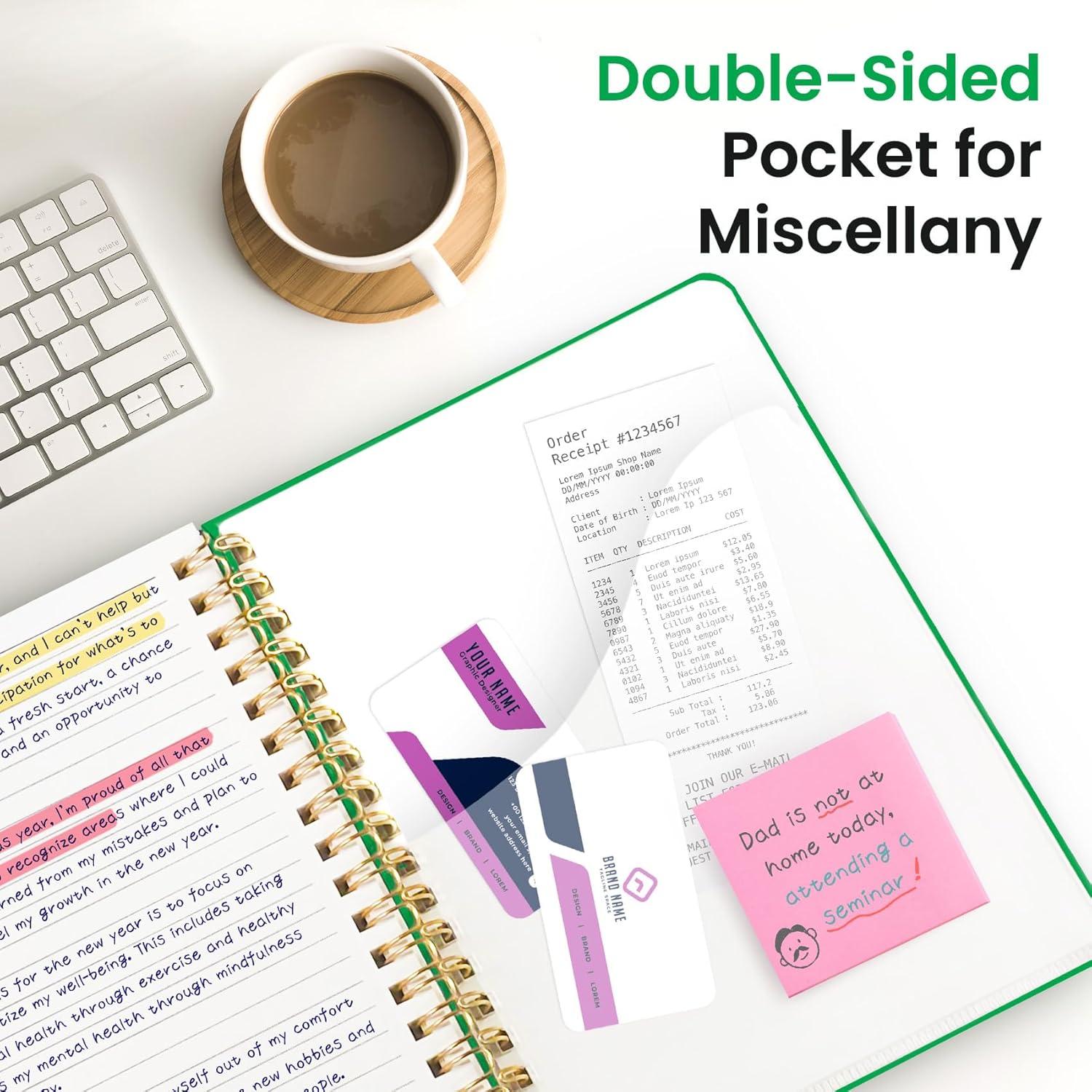 image:imageTaja Lined Spiral Journal Notebook for Women amp Men 140 Pages College Ruled Hardcover Notebook for Work amp Note Taking Journals for Writing A557 x 79 GreenJRacing Green