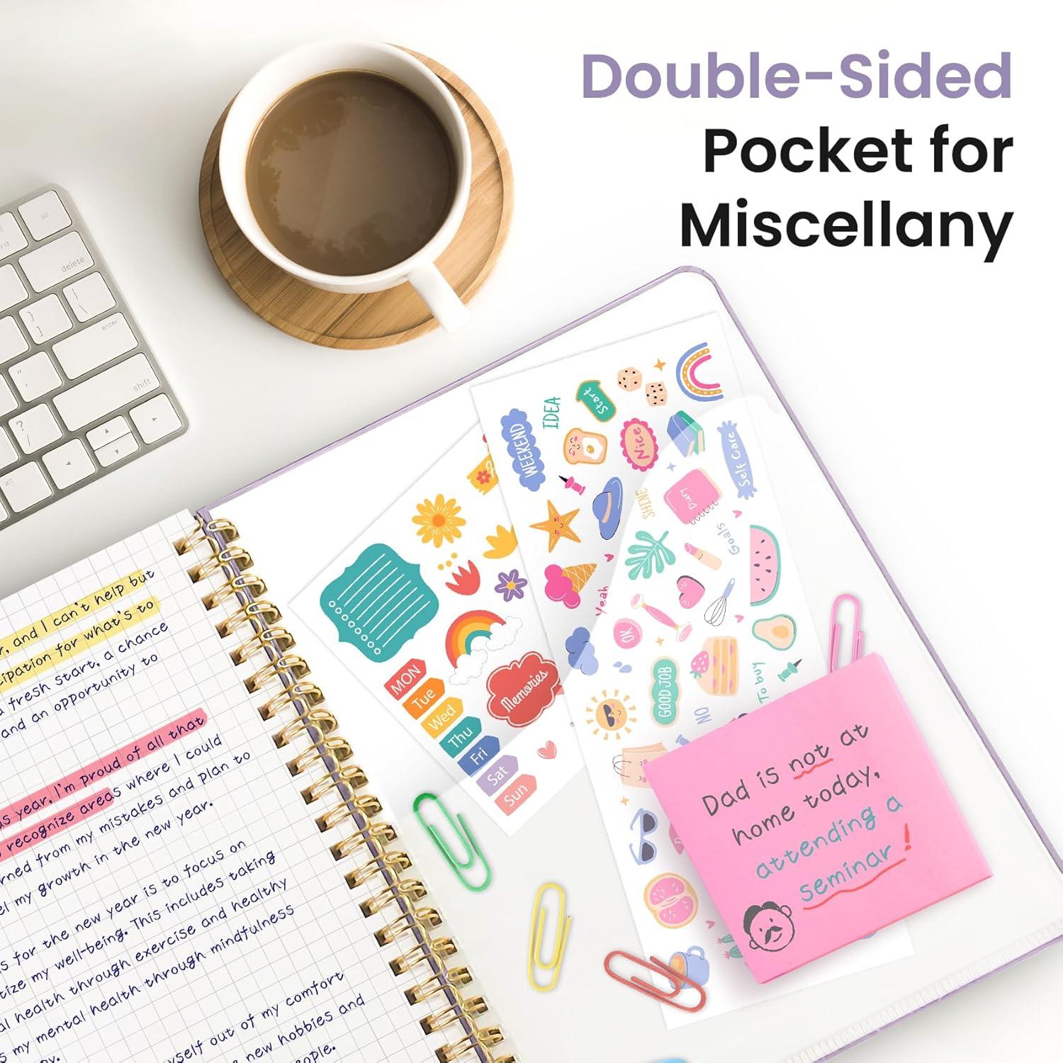 image:imageTaja Lined Spiral Journal Notebook for Women amp Men 140 Pages College Ruled Hardcover Notebook for Work amp Note Taking Journals for Writing A557 x 79 GreenEPurple