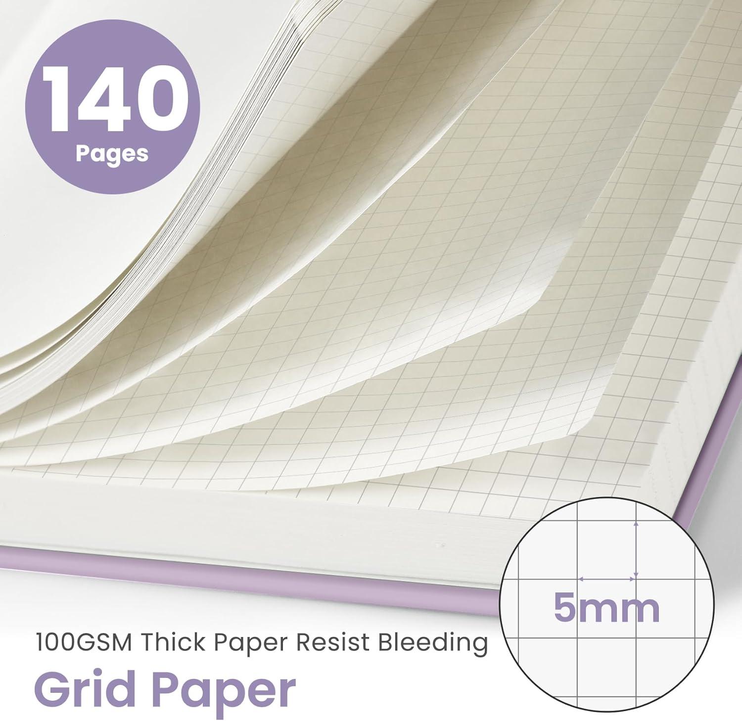 image:imageTaja Lined Spiral Journal Notebook for Women amp Men 140 Pages College Ruled Hardcover Notebook for Work amp Note Taking Journals for Writing A557 x 79 GreenEPurple