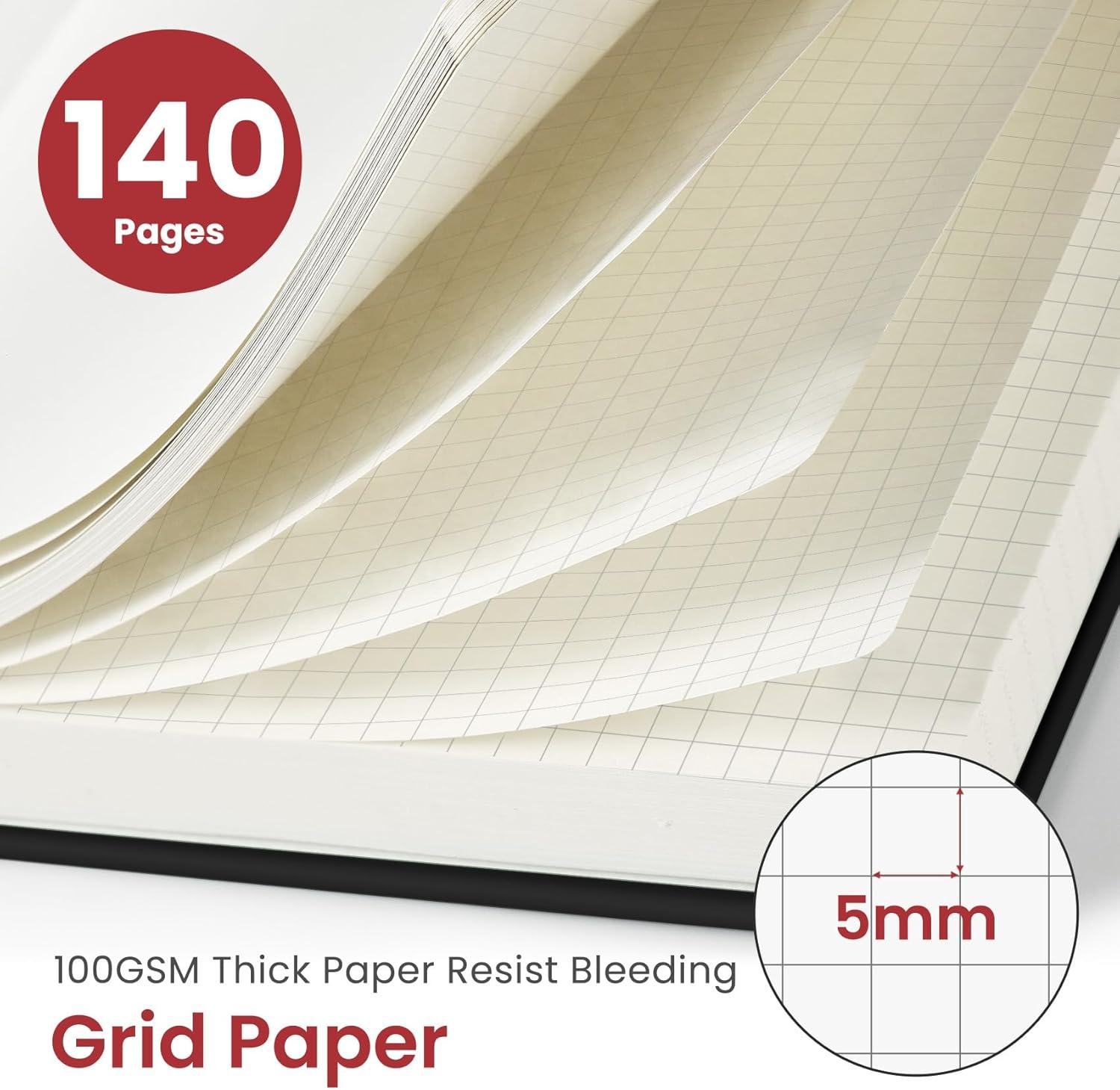 image:imageTaja Lined Spiral Journal Notebook for Women amp Men 140 Pages College Ruled Hardcover Notebook for Work amp Note Taking Journals for Writing A557 x 79 GreenCBlack