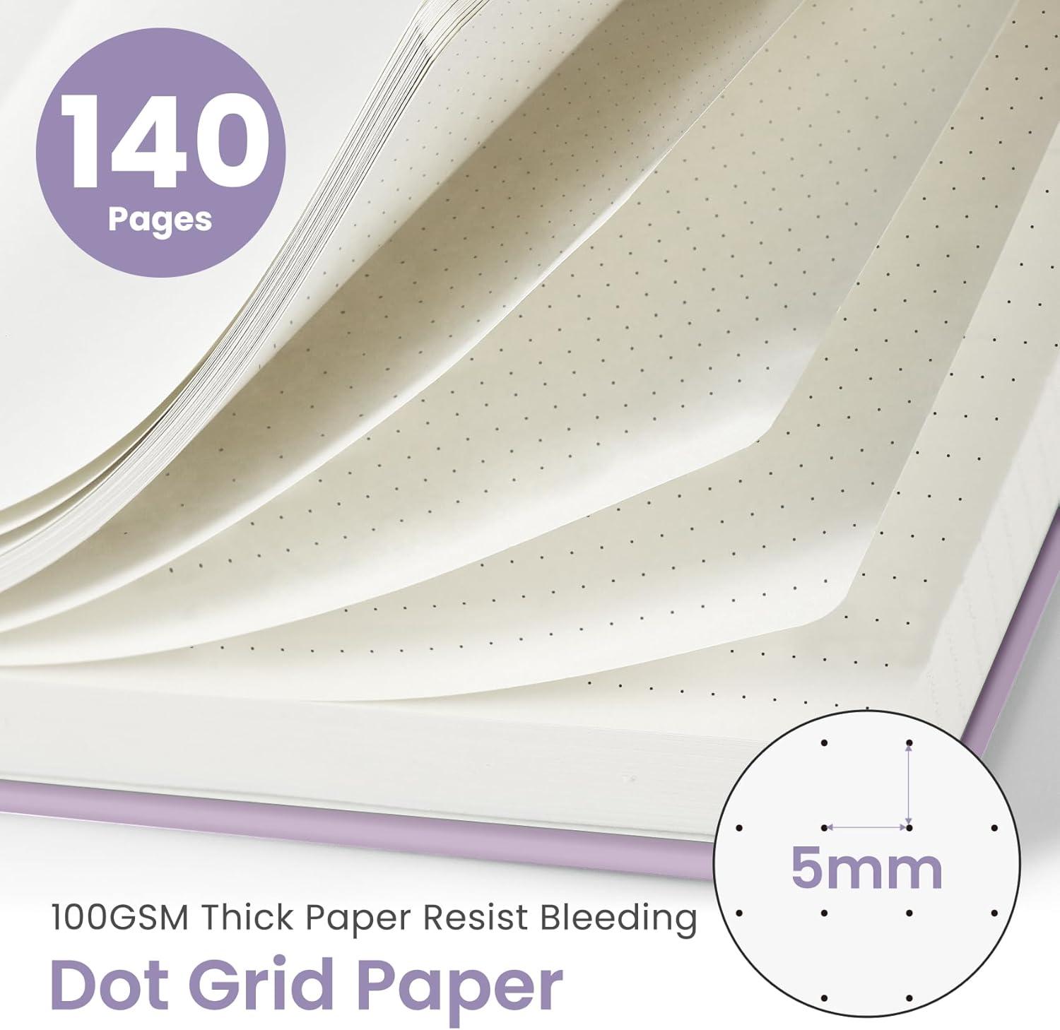 image:imageTaja Lined Spiral Journal Notebook for Women amp Men 140 Pages College Ruled Hardcover Notebook for Work amp Note Taking Journals for Writing A557 x 79 GreenEPurple