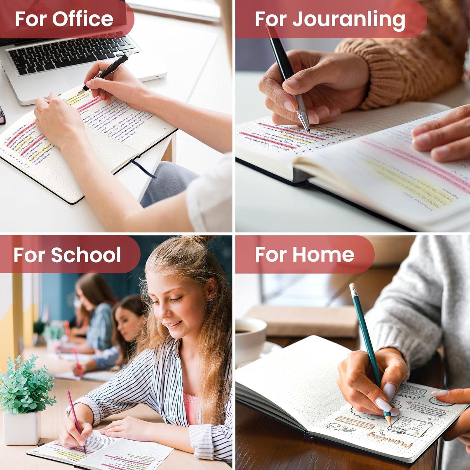 image:imageTaja Pretty Lined Journal for Women Aesthetic Cute Hardcover Leather Journal for Writing A5 College Ruled Notebook for Work amp Note Taking Perfect for Office School Home 160 Pages Meadow FlowersMGarden Bird