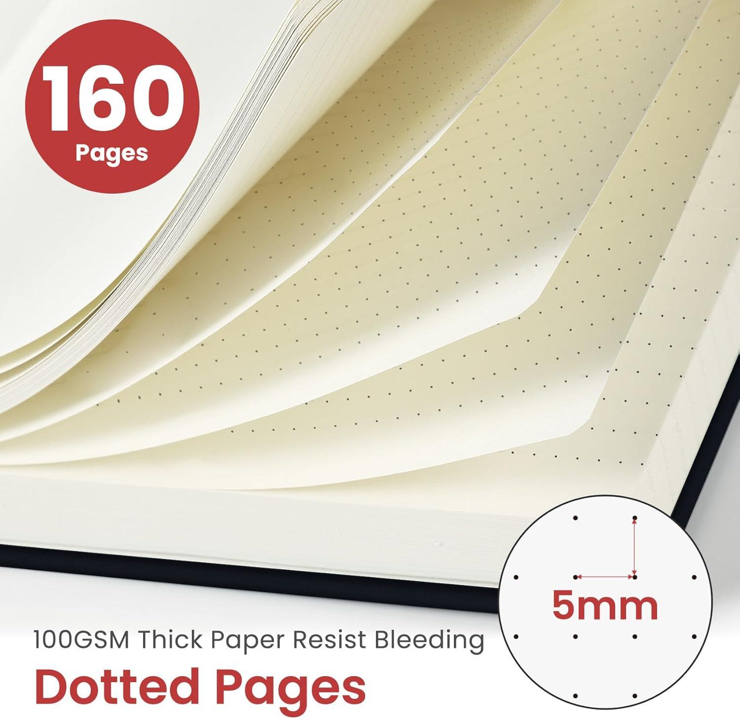 image:imageTaja Pretty Lined Journal for Women Aesthetic Cute Hardcover Leather Journal for Writing A5 College Ruled Notebook for Work amp Note Taking Perfect for Office School Home 160 Pages Meadow FlowersMGarden Bird