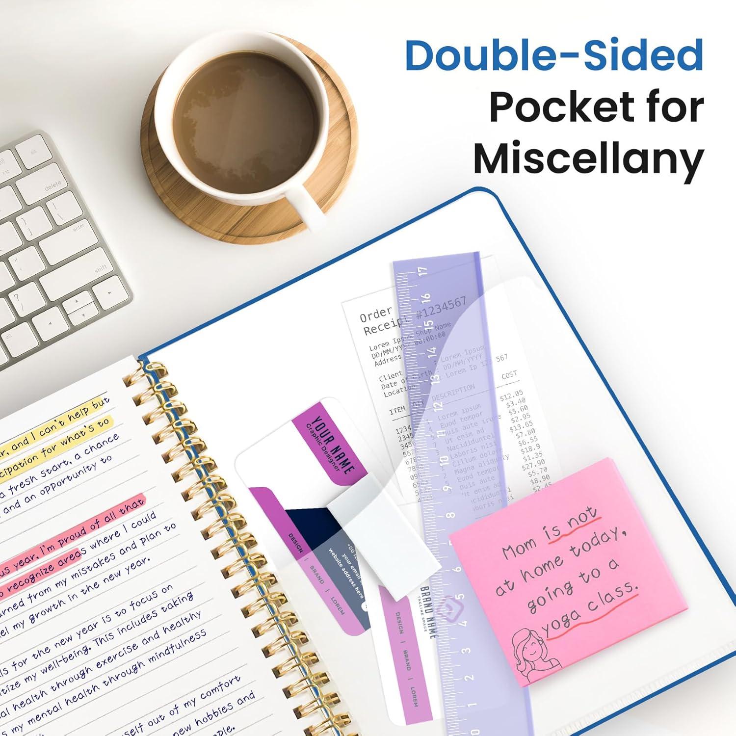 image:imageTaja Spiral Lined Journal for Women Notebook for Work with Pretty Cover 140 College Ruled Pages Hardcover Notebook for Journaling Note Taking Bible Study Color SplashUOcean Marble