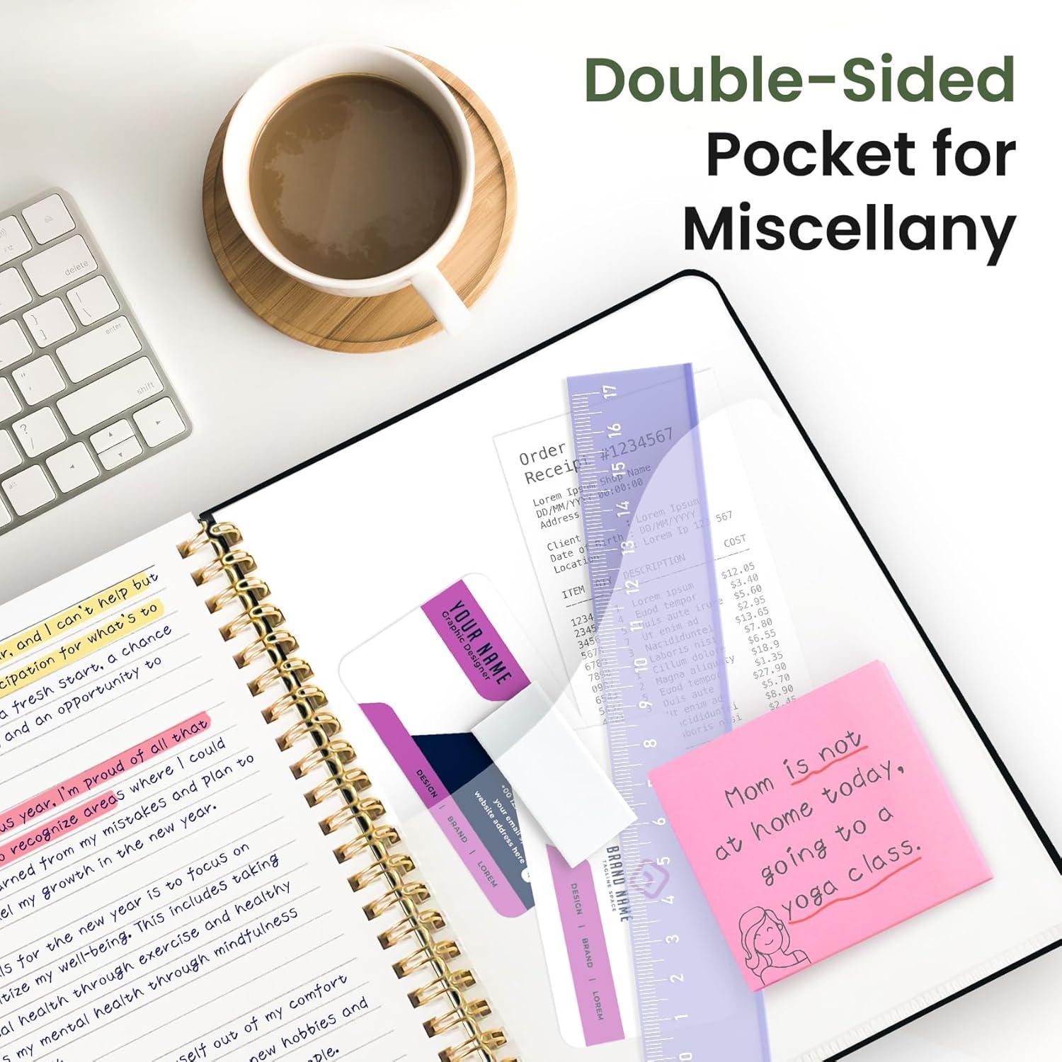 image:imageTaja Spiral Lined Journal for Women Notebook for Work with Pretty Cover 140 College Ruled Pages Hardcover Notebook for Journaling Note Taking Bible Study Color SplashBSpring Scatter
