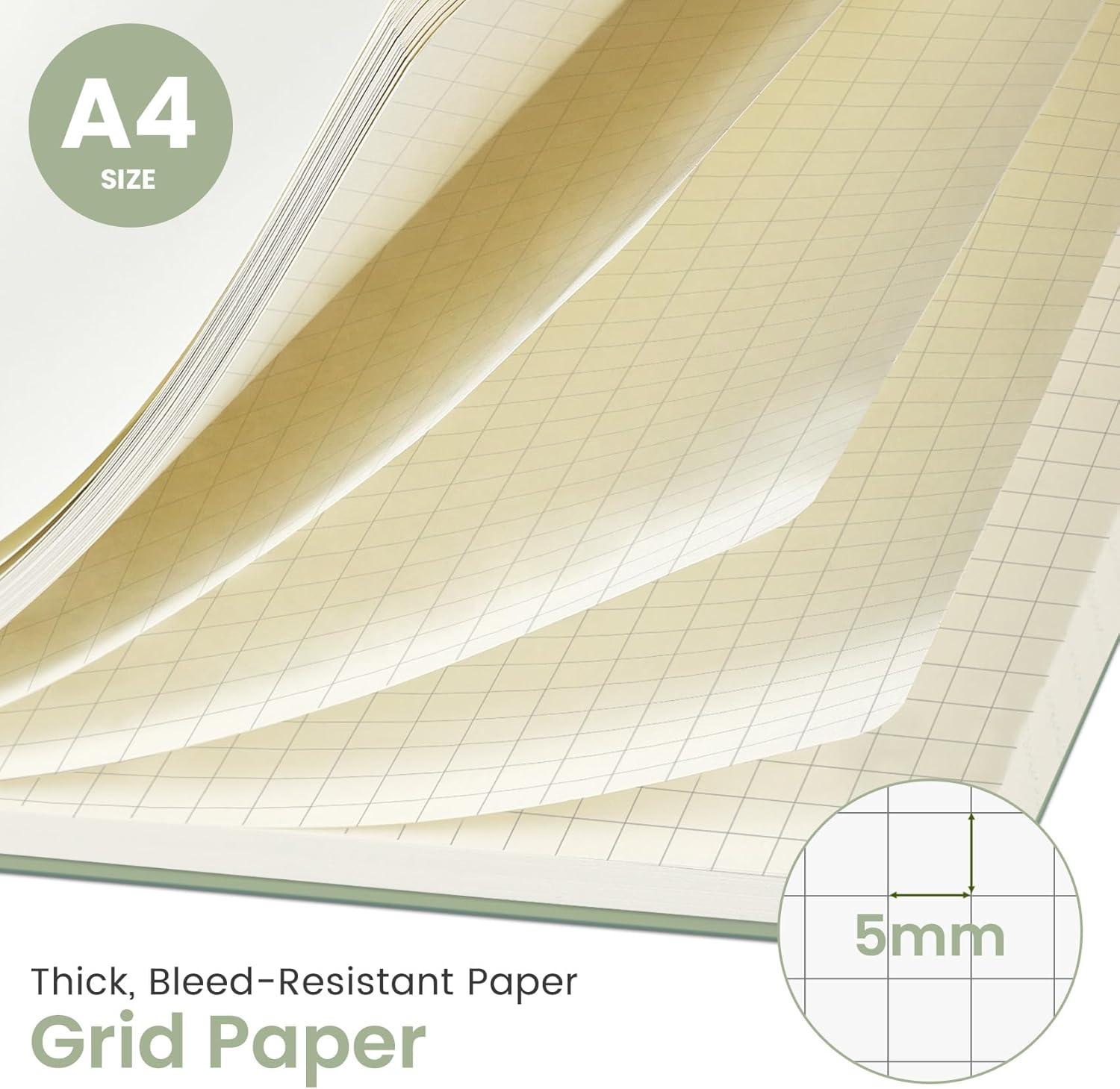 image:imageTaja Spiral Lined Notebook 85x11 Notebooks for Work Large A4 Journal for Women amp Men College Ruled Journaling Notebook for Writing Plastic Cover Spiral Journal PurpleBGreen