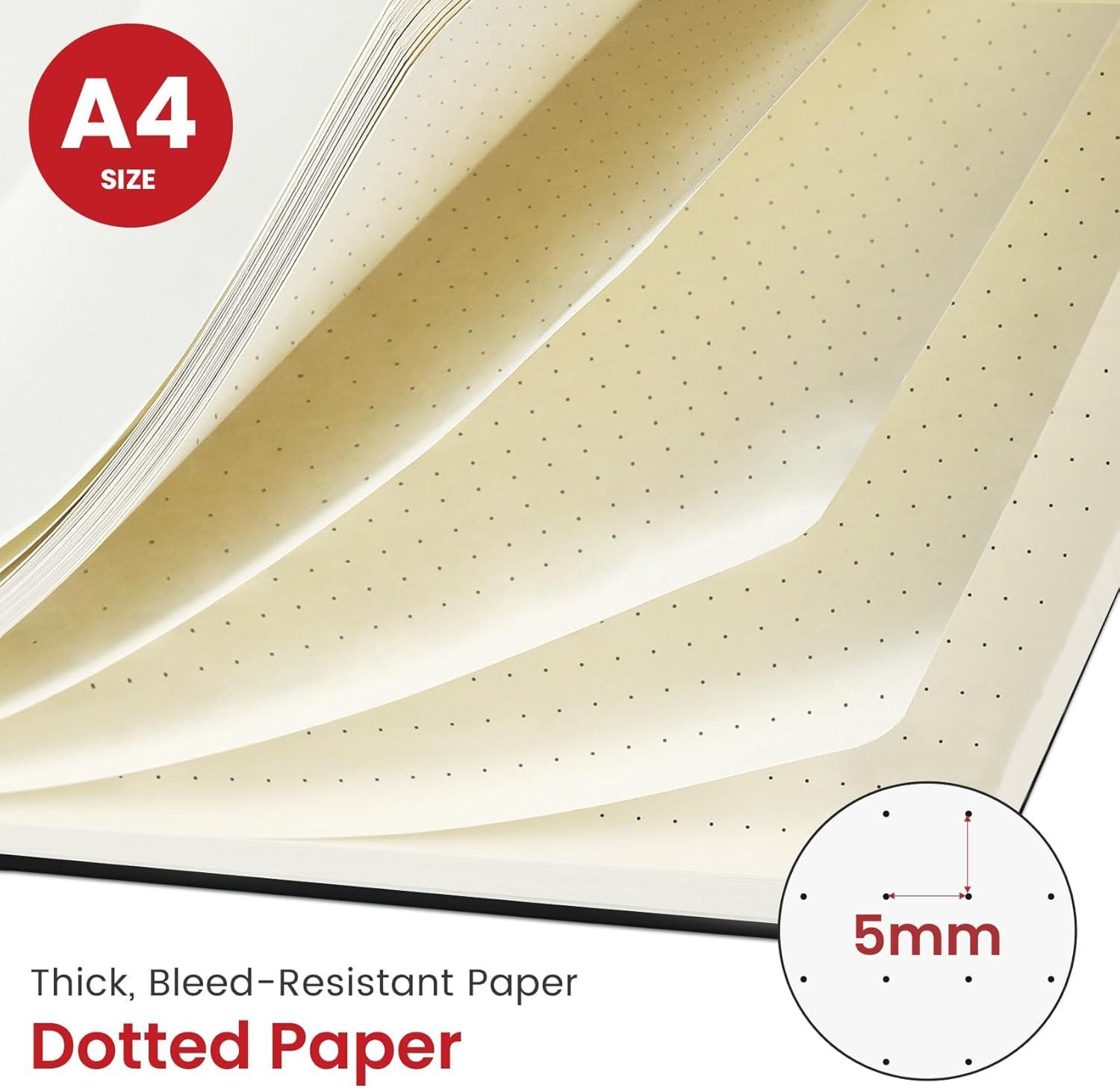 image:imageTaja Spiral Lined Notebook 85x11 Notebooks for Work Large A4 Journal for Women amp Men College Ruled Journaling Notebook for Writing Plastic Cover Spiral Journal PurpleDBlack