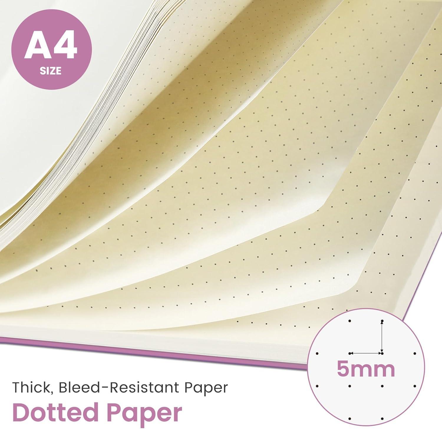 image:imageTaja Spiral Lined Notebook 85x11 Notebooks for Work Large A4 Journal for Women amp Men College Ruled Journaling Notebook for Writing Plastic Cover Spiral Journal PurpleAPurple