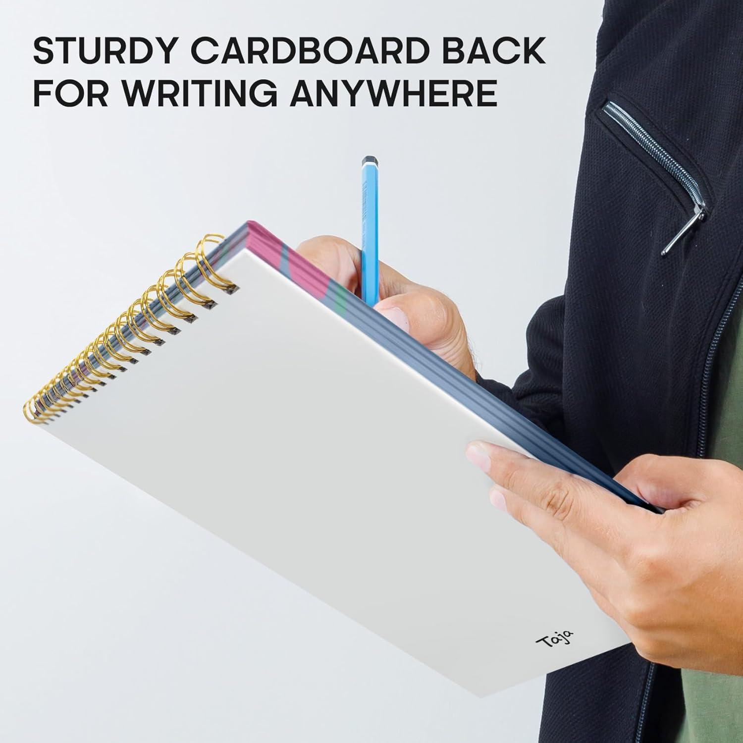 image:imageTaja To Do List Notepad To Do List Notebook for Work with 52 Sheets 98 x 65 Undated Daily Planner Perfect for Daily Tasks and Goal Setting Notepad Suitable for Office Home amp School Greenery SwayiTwilight Petals