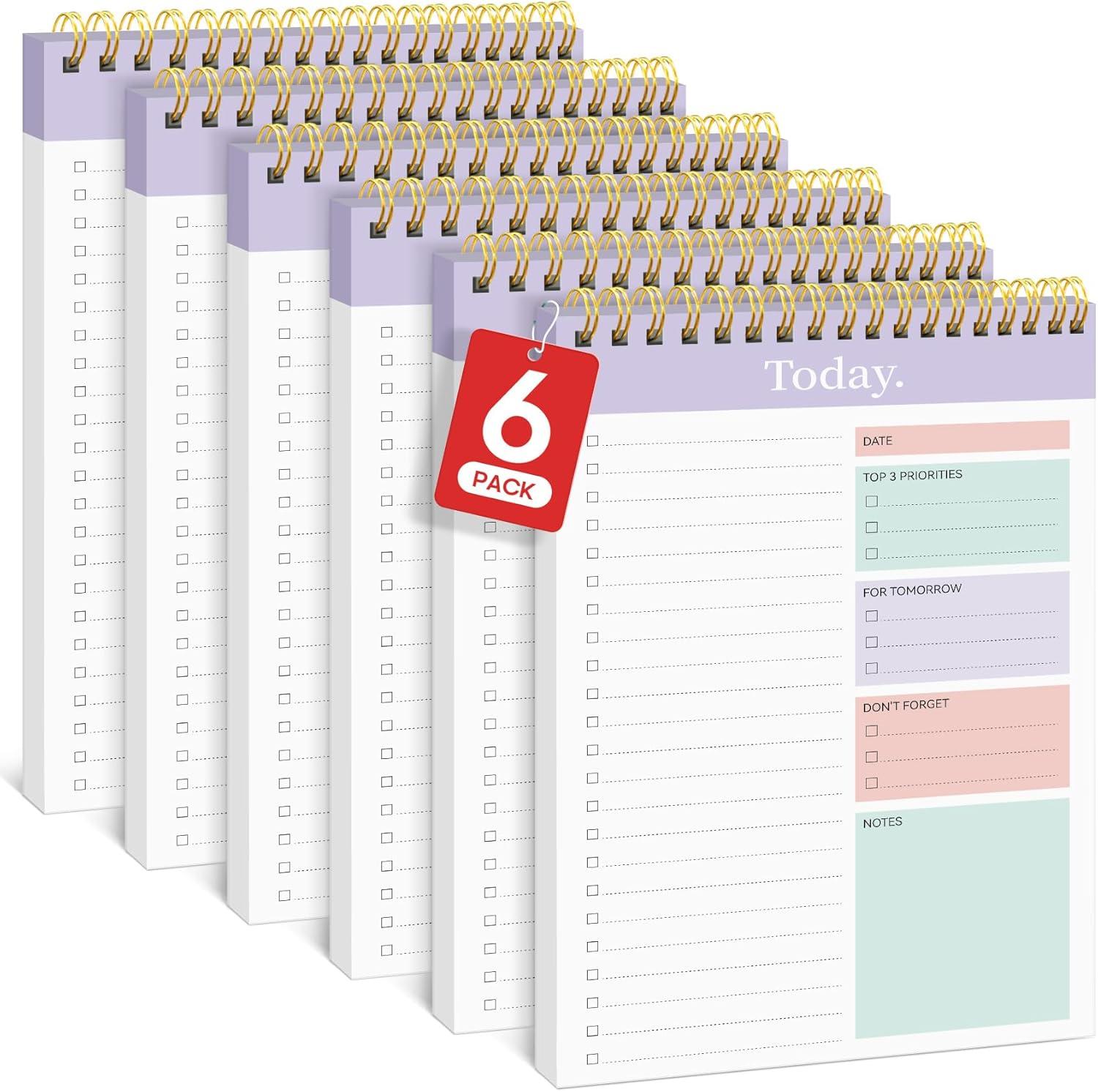 image:imageTaja To Do List Notepad To Do List Notebook for Work with 52 Sheets 98 x 65 Undated Daily Planner Perfect for Daily Tasks and Goal Setting Notepad Suitable for Office Home amp School Greenery SwaybViolet Dream