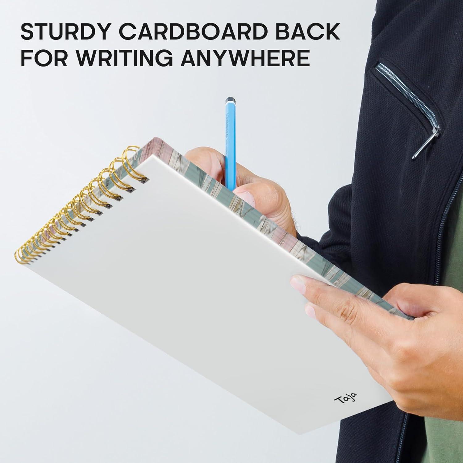 image:imageTaja To Do List Notepad To Do List Notebook for Work with 52 Sheets 98 x 65 Undated Daily Planner Perfect for Daily Tasks and Goal Setting Notepad Suitable for Office Home amp School Greenery SwaynTeal Petals