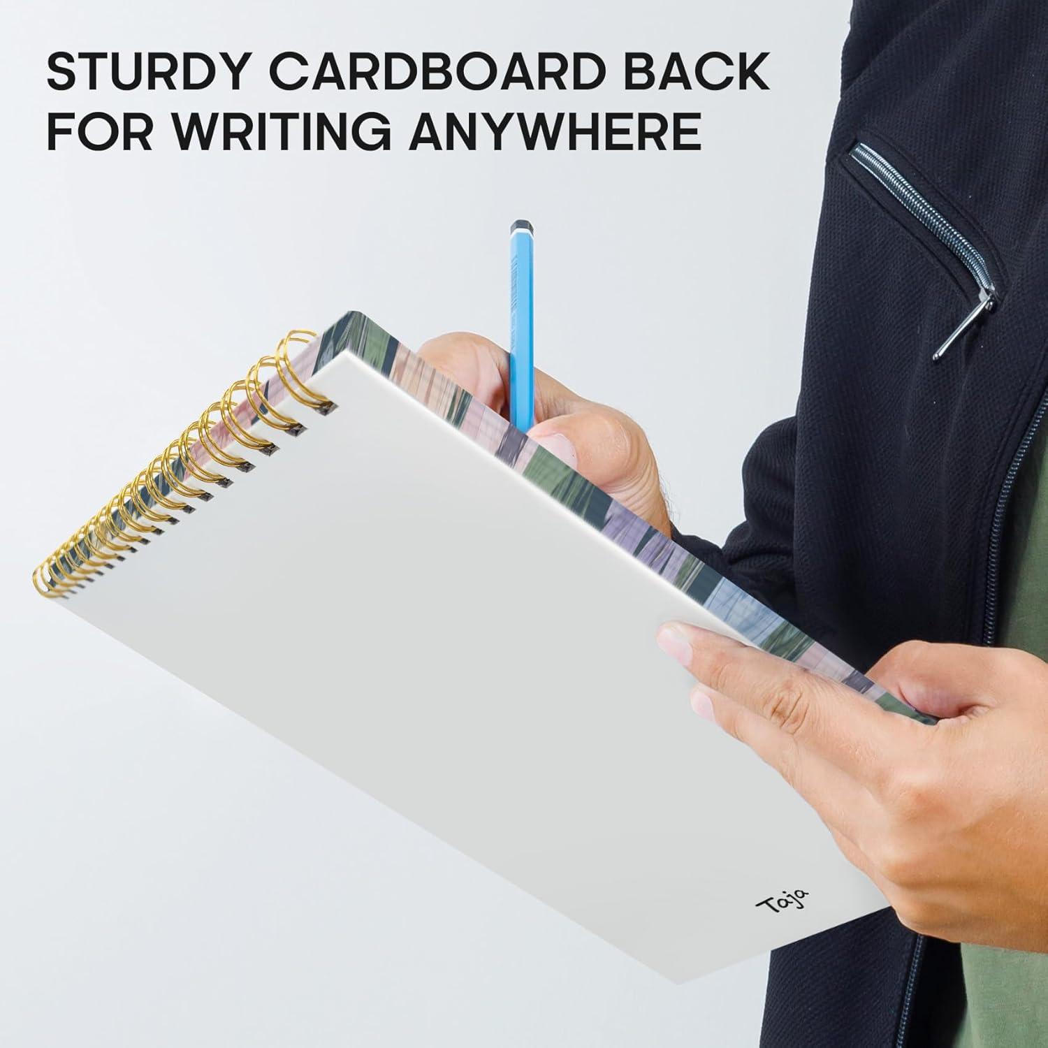 image:imageTaja To Do List Notepad To Do List Notebook for Work with 52 Sheets 98 x 65 Undated Daily Planner Perfect for Daily Tasks and Goal Setting Notepad Suitable for Office Home amp School Greenery SwayzFloral Symphony