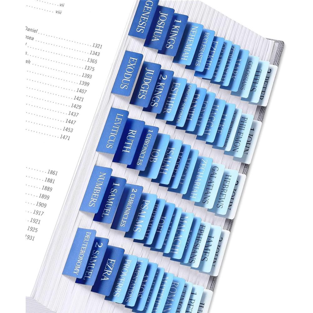 image:imageBible Tabs for Women amp Men Laminated Bible Tabs for Study Bible Large Print Neutral Bible Tabs for Easy Navigation Boho Theme Bible Index TabsDocean Serenity