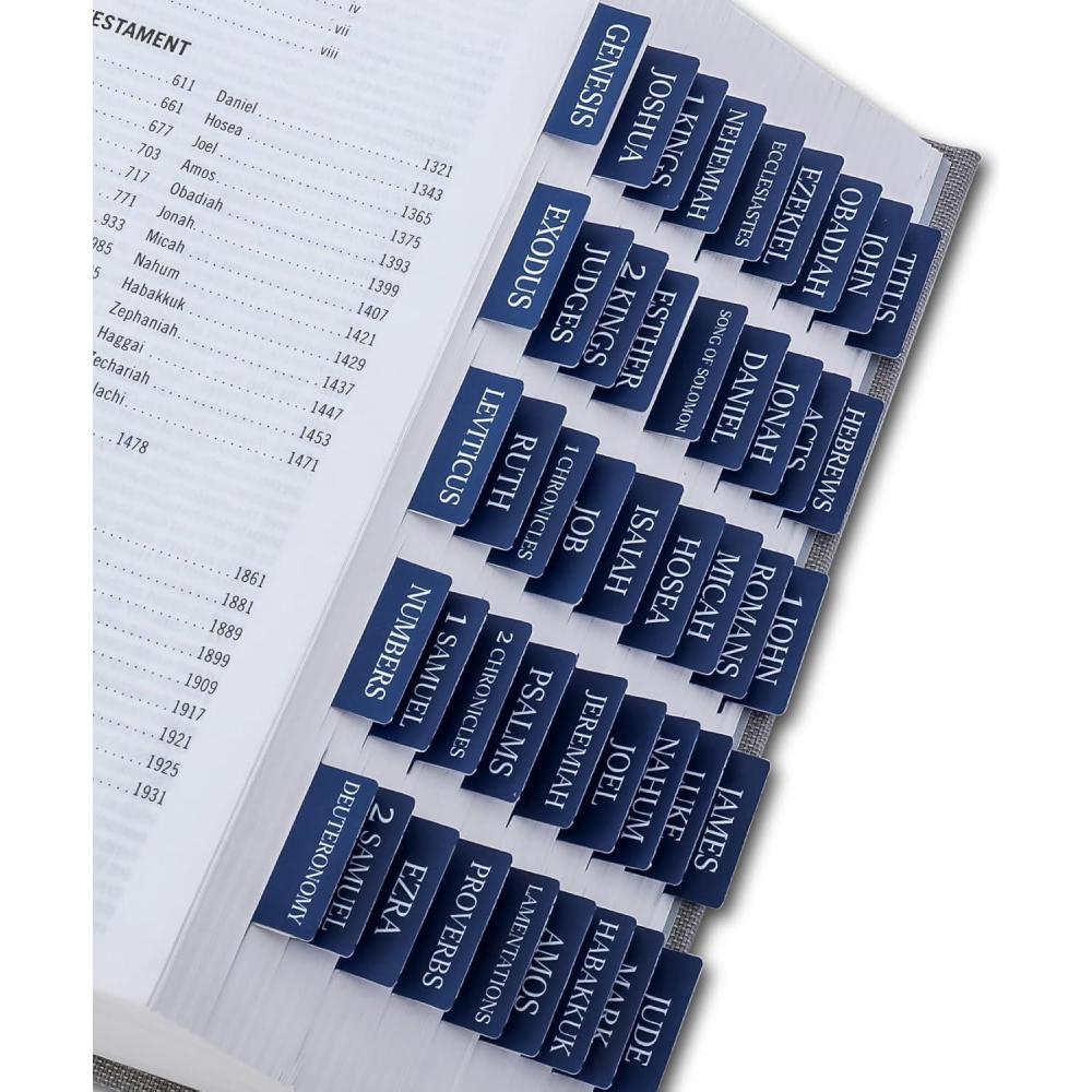 image:imageBible Tabs for Women amp Men Laminated Bible Tabs for Study Bible Large Print Neutral Bible Tabs for Easy Navigation Boho Theme Bible Index TabsJnavy Blue