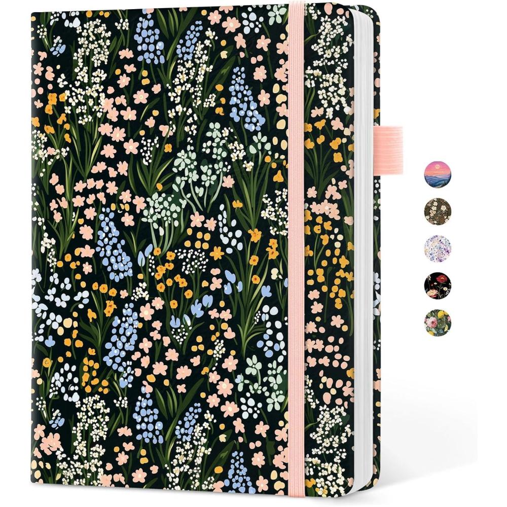 image:imageTaja Aesthetic Lined Journal for Women Pretty 6 x 8 Notebook for Work amp Note with 160 College Ruled Pages Hardcover Leather Notebook for Journaling Note Taking Bible Study Dreamscape HillsMSpring Scatter