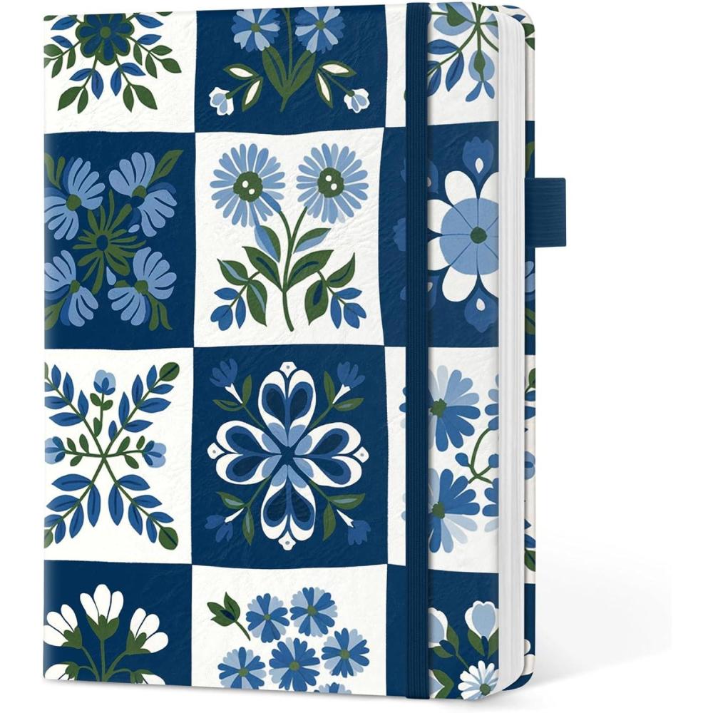 image:imageTaja Pretty Lined Journal for Women Aesthetic Cute Hardcover Leather Journal for Writing A5 College Ruled Notebook for Work amp Note Taking Perfect for Office School Home 160 Pages Meadow FlowersQPetal Array