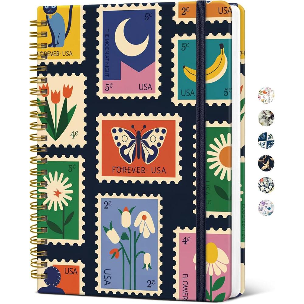 image:imageTaja Spiral Journal Notebook for Women Pretty Hardcover Lined Notebook for Work amp Note Taking Aesthetic Cute Journal for Writing 140 Pages 58x83 Petal ArrayGStamp