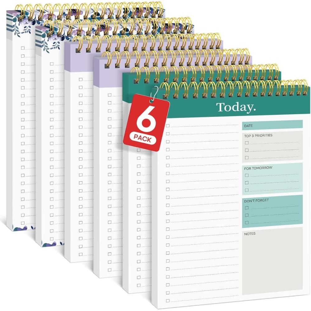 image:imageTaja To Do List Notepad To Do List Notebook for Work with 52 Sheets 98 x 65 Undated Daily Planner Perfect for Daily Tasks and Goal Setting Notepad Suitable for Office Home amp School Greenery SwayzMulti