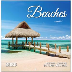image:image2026 Calendar Beach Monthly Wall Calendar 2026 Runs from Nov 2025  Dec 2026 Hanging Wall Calendar 116 x 24Opened Full Page Layout for Organizing Perfect PresentABeach