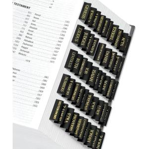 image:imageBible Tabs for Women amp Men Laminated Bible Tabs for Study Bible Large Print Neutral Bible Tabs for Easy Navigation Boho Theme Bible Index TabsBblack