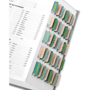 image:imageBible Tabs for Women amp Men Laminated Bible Tabs for Study Bible Large Print Neutral Bible Tabs for Easy Navigation Boho Theme Bible Index TabsNcottage Floral