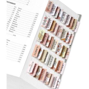 image:imageBible Tabs for Women amp Men Laminated Bible Tabs for Study Bible Large Print Neutral Bible Tabs for Easy Navigation Boho Theme Bible Index TabsPcappuccino