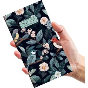 image:imagePocket Calendar 20262027 for Purse Two Year Monthly Planner Pocket Size Jan 2026 to Dec 2027 Monthly Planner Small Size 65 x 35  Color SplashCTwilight Serenade