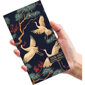 image:imagePocket Calendar 20262027 for Purse Two Year Monthly Planner Pocket Size Jan 2026 to Dec 2027 Monthly Planner Small Size 65 x 35  Color SplashRCrane
