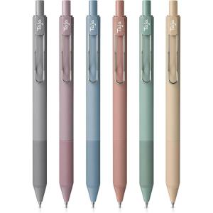 image:imageTaja 12 Pack Aesthetic Highlighters and Gel Pens Set 6 NoBleed Pastel Highlighters and 6 Black Ink Pens for Bible Study Journaling School and Office SuppliesVintage