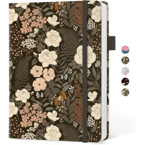 image:imageTaja Aesthetic Lined Journal for Women Pretty 6 x 8 Notebook for Work amp Note with 160 College Ruled Pages Hardcover Leather Notebook for Journaling Note Taking Bible Study Dreamscape HillsCWild Rose