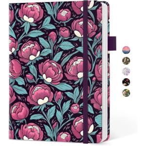 image:imageTaja Aesthetic Lined Journal for Women Pretty 6 x 8 Notebook for Work amp Note with 160 College Ruled Pages Hardcover Leather Notebook for Journaling Note Taking Bible Study Dreamscape HillsCBlossom Reverie