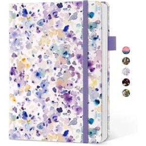 image:imageTaja Aesthetic Lined Journal for Women Pretty 6 x 8 Notebook for Work amp Note with 160 College Ruled Pages Hardcover Leather Notebook for Journaling Note Taking Bible Study Dreamscape HillsBPurple Blocks
