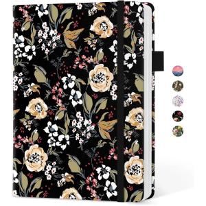 image:imageTaja Aesthetic Lined Journal for Women Pretty 6 x 8 Notebook for Work amp Note with 160 College Ruled Pages Hardcover Leather Notebook for Journaling Note Taking Bible Study Dreamscape HillsCVintage Blooms