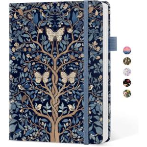 image:imageTaja Aesthetic Lined Journal for Women Pretty 6 x 8 Notebook for Work amp Note with 160 College Ruled Pages Hardcover Leather Notebook for Journaling Note Taking Bible Study Dreamscape HillsSGilded Wings